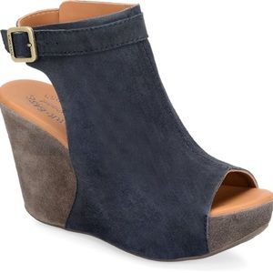 Kirk-Ease Peeptoe Sandal Wedge